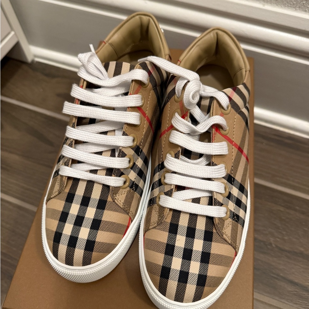 Burberry Checkered Sneakers